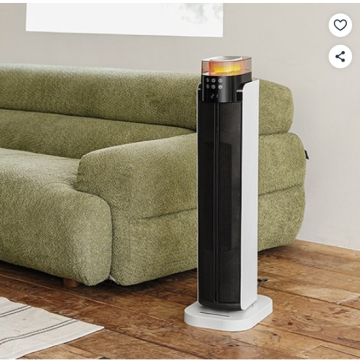 한경희생활과학 리모컨형 초저소음 그래핀 PTC 무드등 가습 온풍기