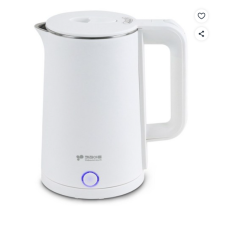 키친아트 허브 SUS304 스텐 이중단열 대용량 원터치 무선 전기주전자