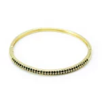 Grandmatic 트렌디 패션 여성 팔찌 엘레강스 팔찌 심플하고 창의적인 블랙 브론즈 큐빅 세팅 세련된 팔찌 - 이미지 4