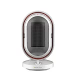 (1+1) 퓨어코치 상하좌우 회전 PTC 미니 전기 온풍기 원룸 욕실 열풍기 - 이미지 3