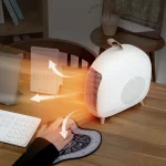 미니 가정용 사무실 탁상 2단 전기 온풍기 히터 난로 - 이미지 2