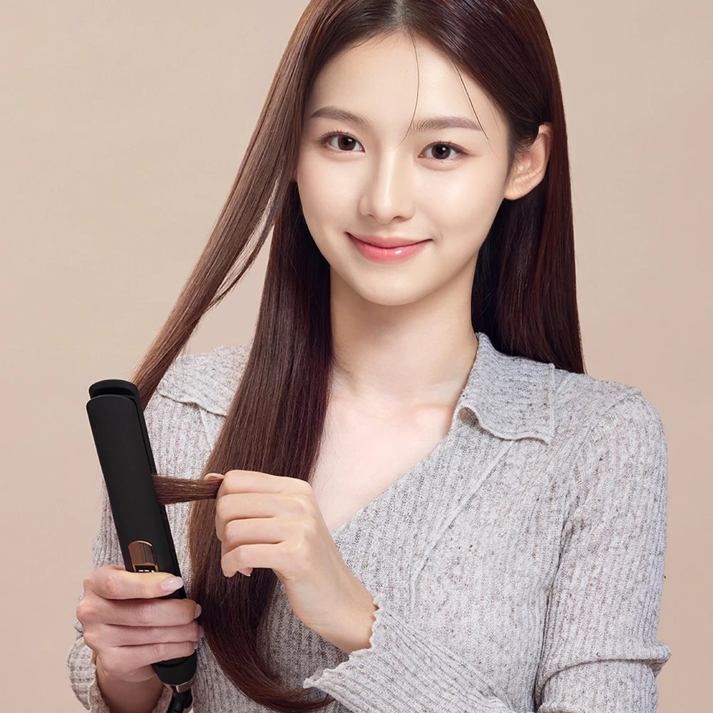 kf-Ad4a667409df94acb8528936ed669dc88Z (오아) 데일리 고데기 전문가용 티타늄 판 헤어 웨이브 뿌리 볼륨 앞머리 여자 남자 고대기 - 이미지 1