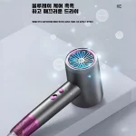 【한국현물】음이온 헤어드라이기 따뜻하고 차가운 바람 고출력 헤어드라이어 고출력 BLDC 가정용 전문가용 헤어드라이어 2000W - 이미지 4