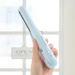 오아 충전식 무선 고데기 미니 휴대용 뿌리볼륨 판 고대기 앞머리 헤어 매직기 - 이미지 2