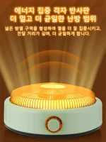 1/2/4PC휴대용히터 에너지절약속열난방기 가정용 탁자밑 작은 태양 전기난방기 온 집속열 에너지절약난방기 - 이미지 2
