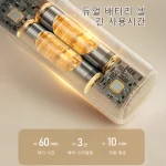 휴대용 고데기 여행용 무선 소형 충전 타입 스트레이트 빗 스트레이트 컬 투웨이 소프트 헤어 고데기 - 이미지 4