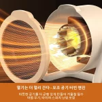 1/2개 가정용 소형 스탠드 온풍기 3D광각 회전 난방기 360도 조절 절전형 전기히터 사무실 기숙사 발난로 겨울 필수템 - 이미지 4