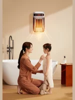 1/1+1온풍기 가정용 벽걸이 난방기 에너지 절약 소형 태양열 사무실 미니 휴대용 전기 히터 - 이미지 3