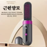 헤어롤러 매직 고데기 휴대용 음이온 스트 빗 고데기 전기고데기 겸용 다양한 모발 타입을 해결하다 머리빗 푸석푸석하다